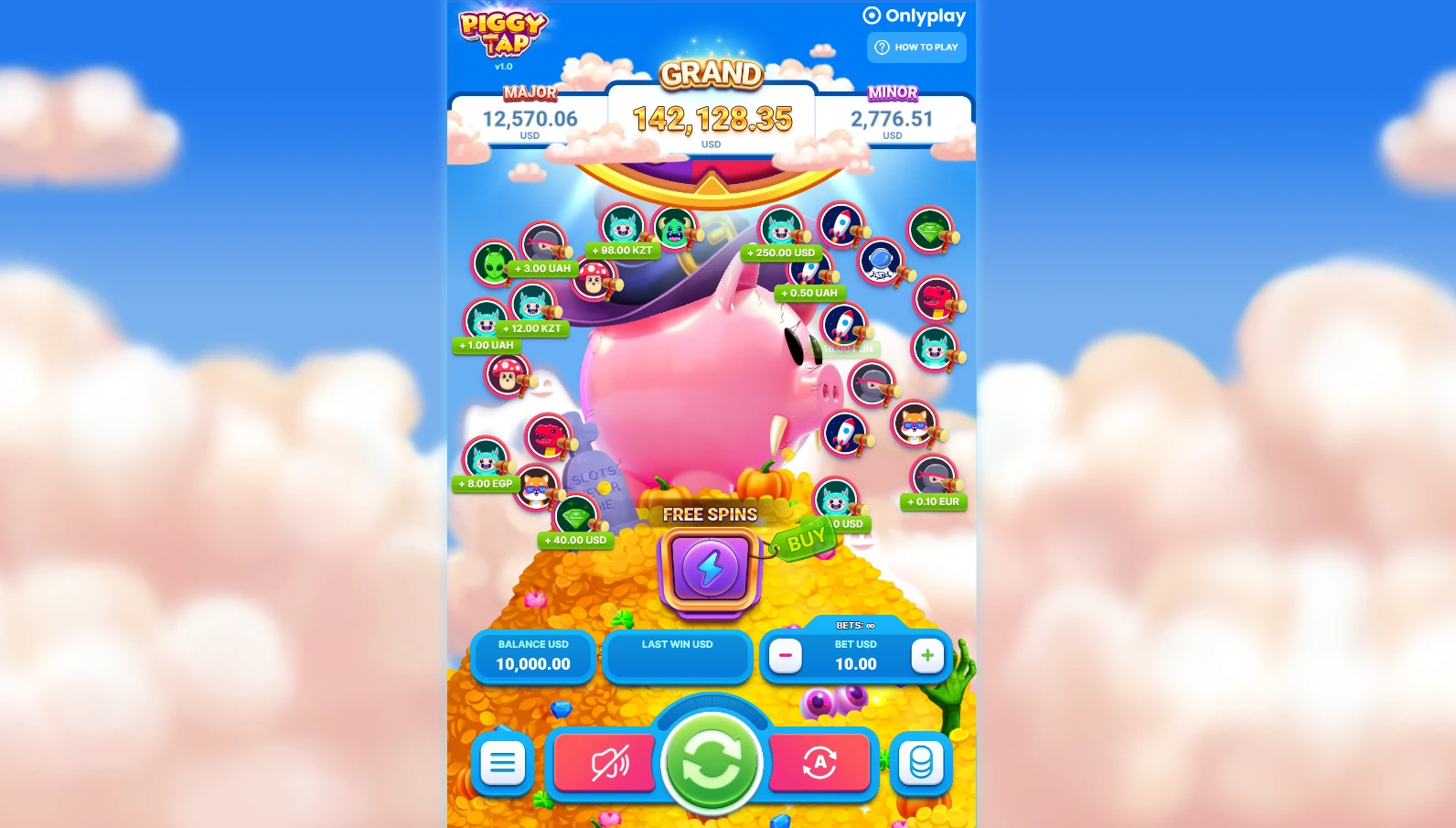 Piggy tap слот.